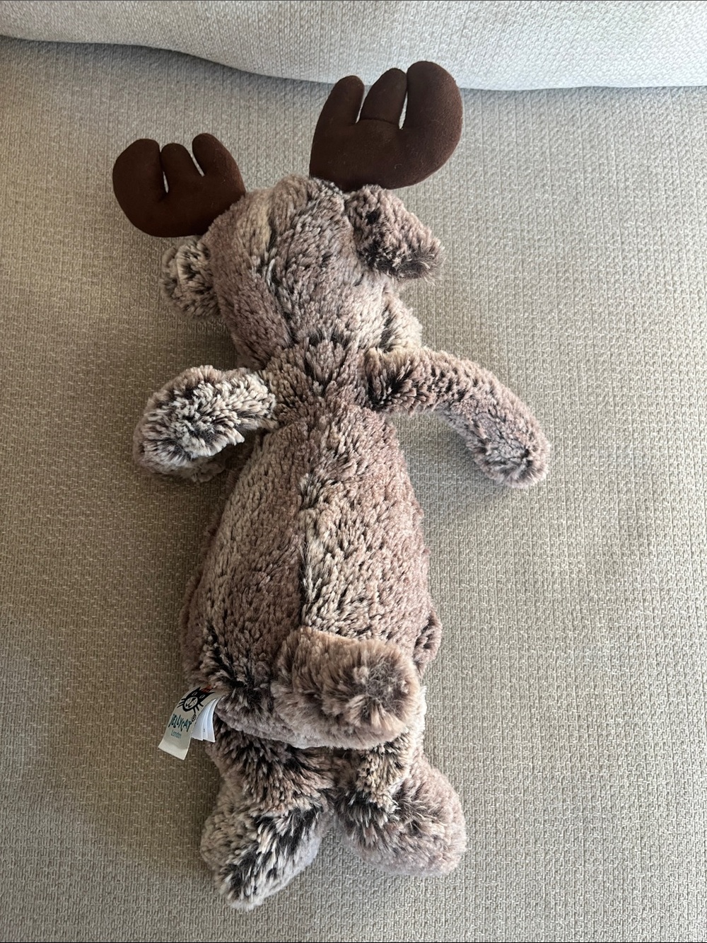Jellycat London Medium Bashful Woodland Marty Moose Plush Stuffed Animal Toy - Picture 3 of 6
